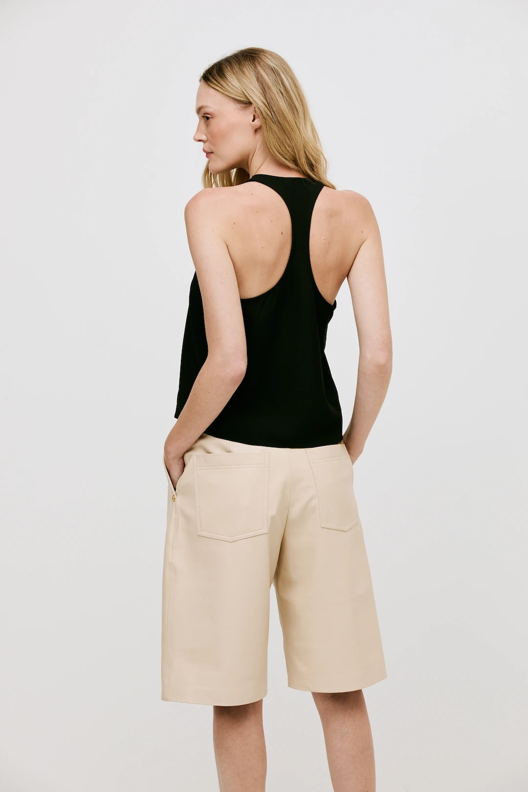Blusa Natalie Alfaiataria Preto - Bonne Soirée