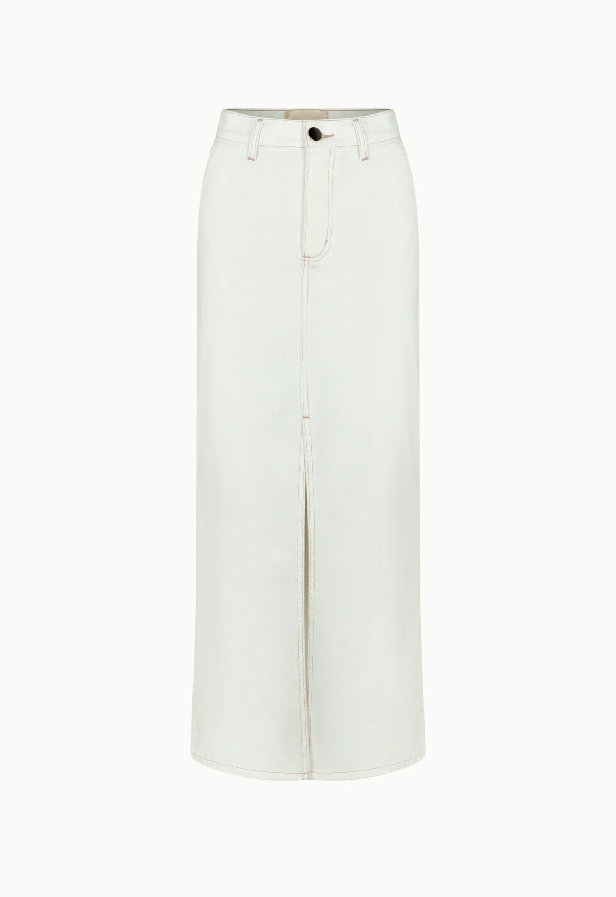 Saia longa Liza - Off White - Bonne Soirée