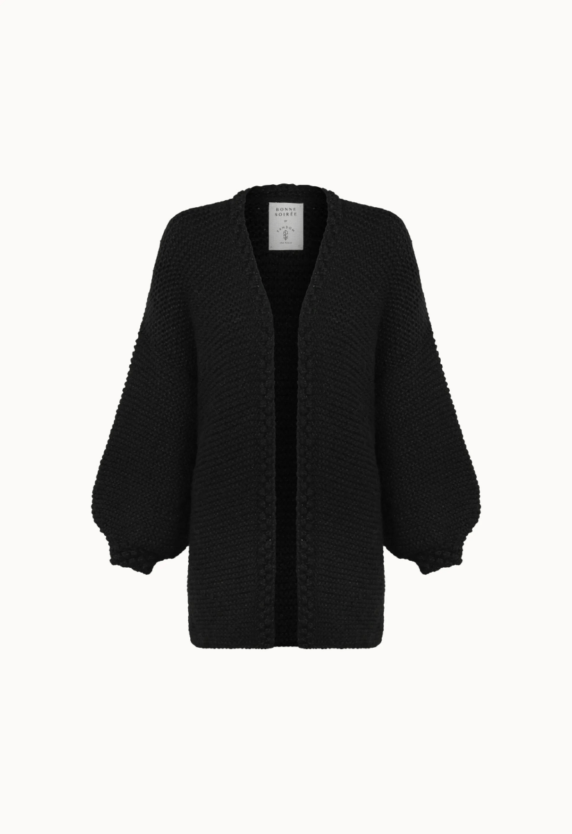Tricot Giselle - Preto - Bonne Soirée