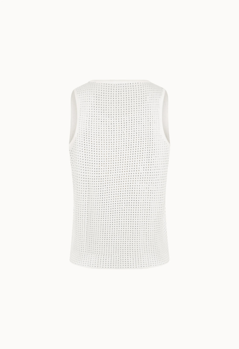 Regata Tricot Isabela Cristais - Off White - Bonne Soirée