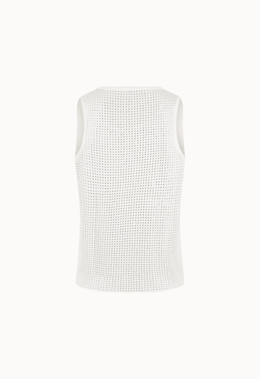 Regata Tricot Isabela Cristais - Off White - Bonne Soirée