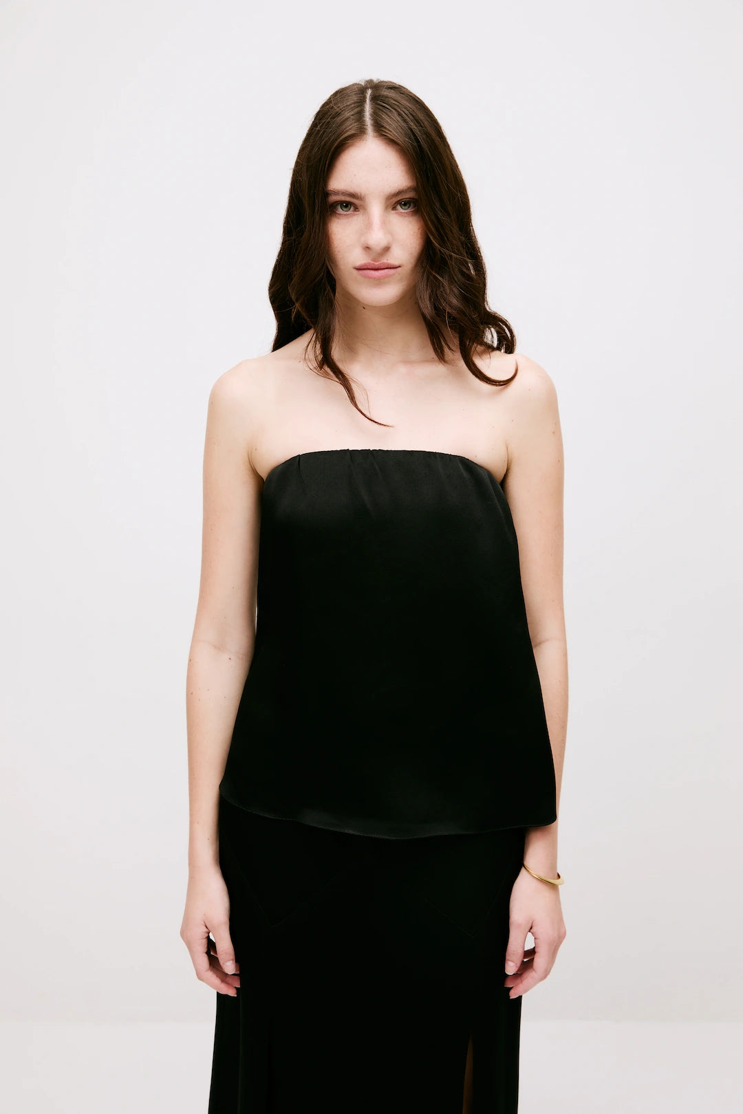 Blusa Elise Crepe Preto - Bonne Soirée