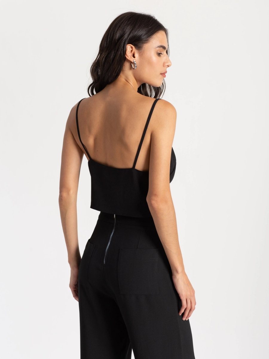 Cropped Elisa - Preto - Bonne Soirée