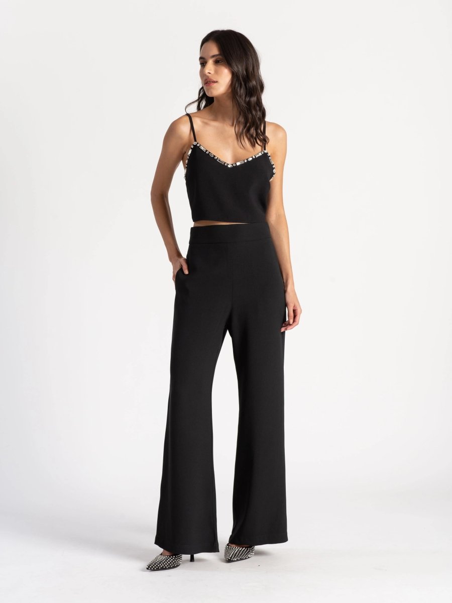 Cropped Elisa - Preto - Bonne Soirée