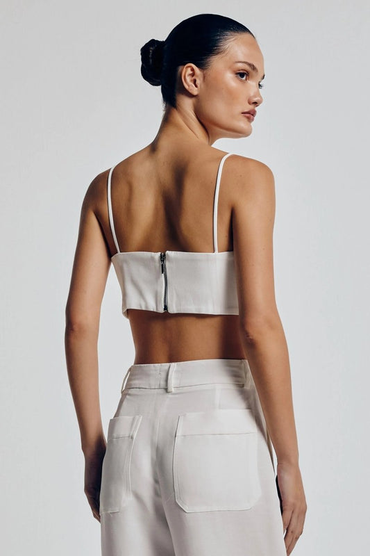 Top Bordado Star - Off White - Bonne Soirée