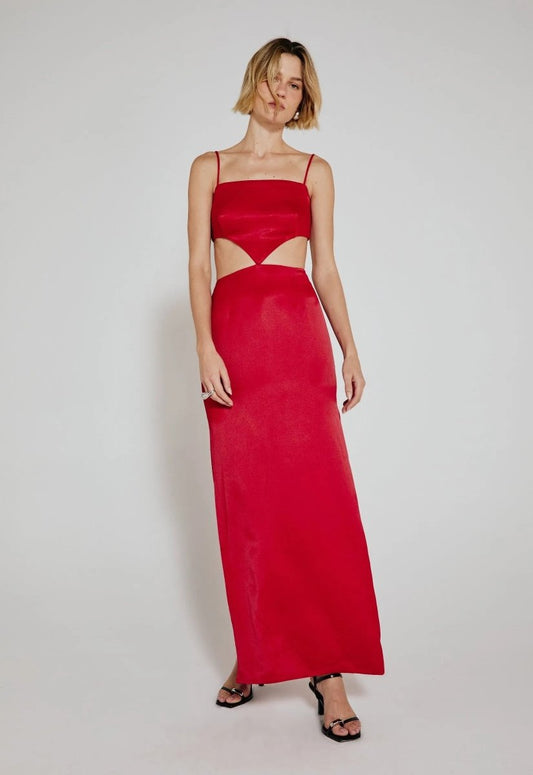Vestido Rouge Mia - Vermelho - Bonne Soirée
