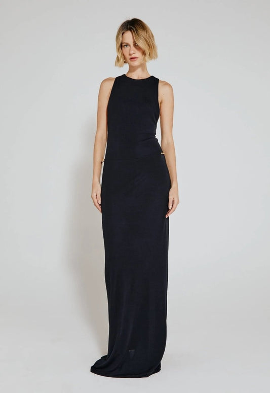 Vestido Longo Reggy - Preto - Bonne Soirée