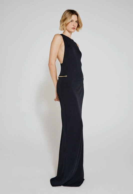 Vestido Longo Reggy - Preto - Bonne Soirée