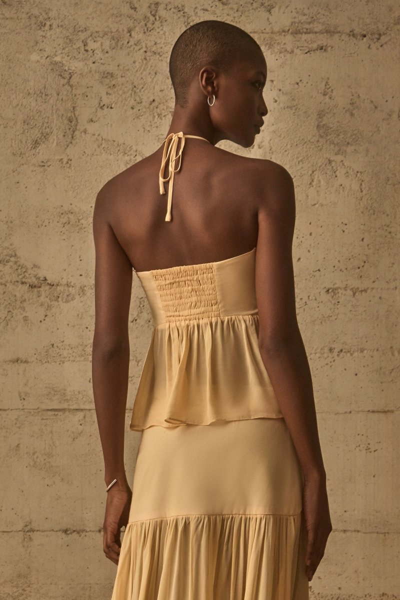 Blusa Florence Manteiga - Bonne Soirée