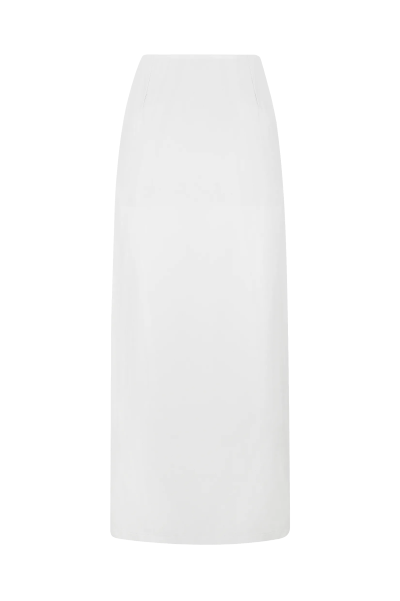 Saia Crepe Claire - Off White - Bonne Soirée
