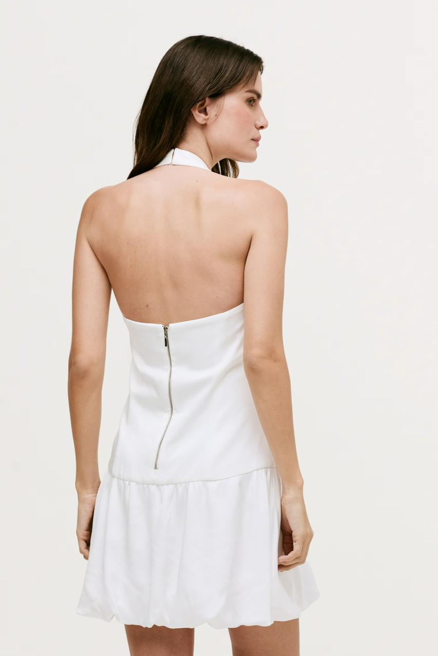 Vestido Balonê Delphine Off White - Bonne Soirée