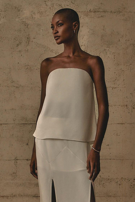 Blusa Elise Crepe Off White