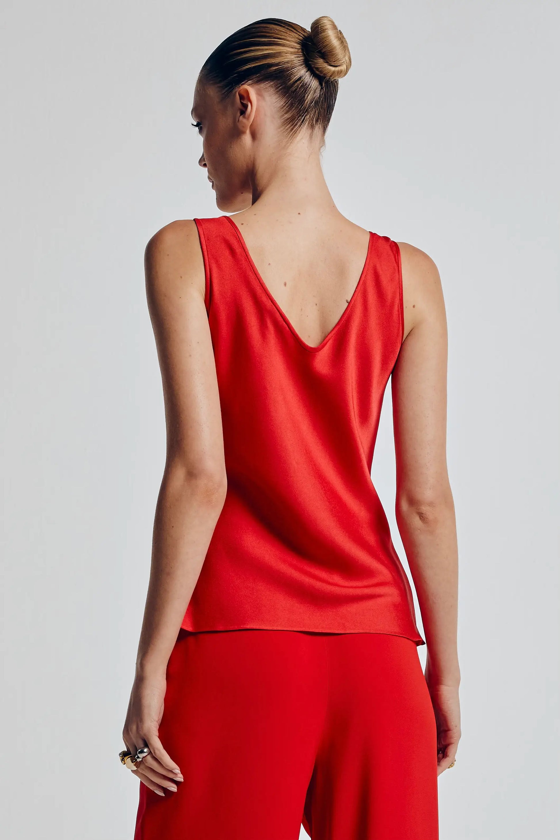 Regata Acetinada Fleur - Vermelho - Bonne Soirée