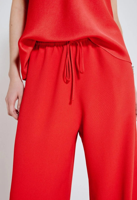 Calça Crepe Gal - Vermelho - Bonne Soirée