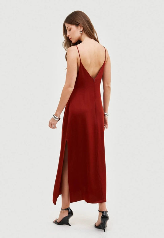 Vestido Alanis - Cherry - Bonne Soirée