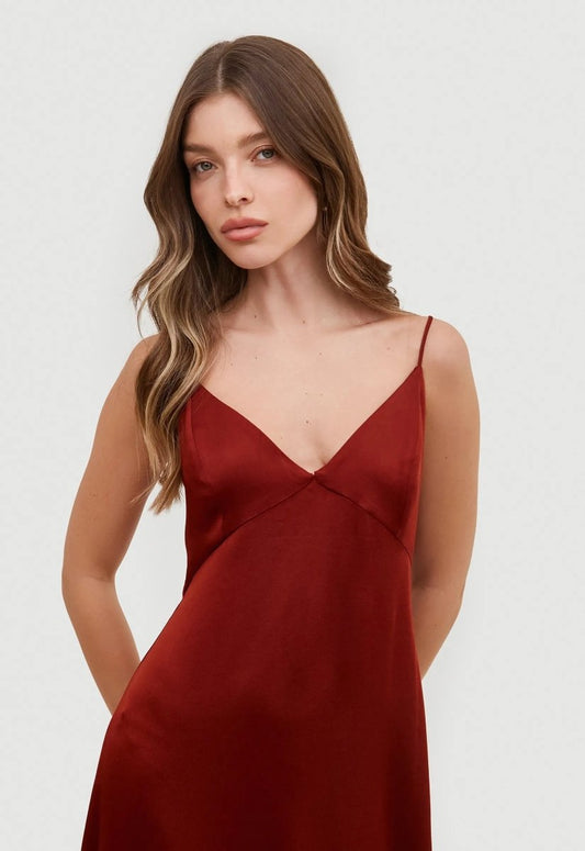 Vestido Alanis - Cherry - Bonne Soirée