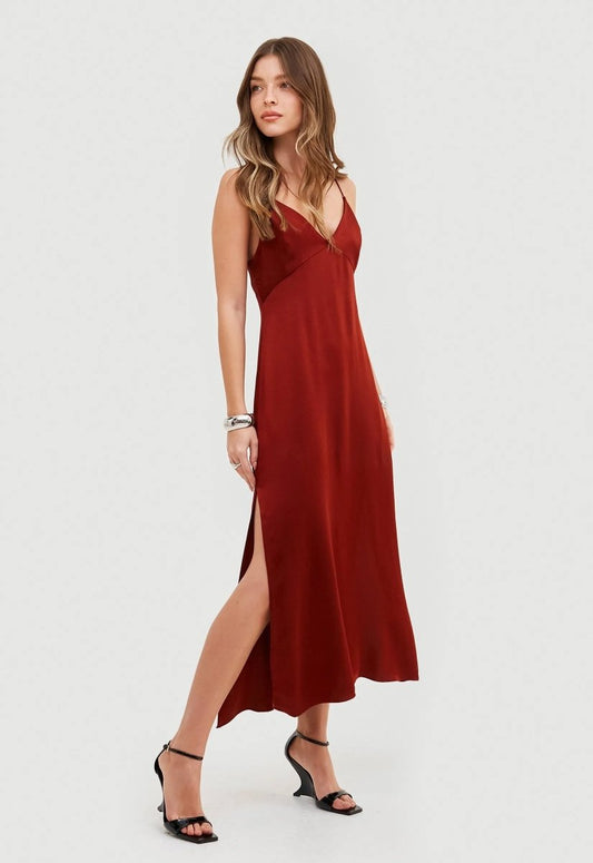 Vestido Alanis - Cherry - Bonne Soirée