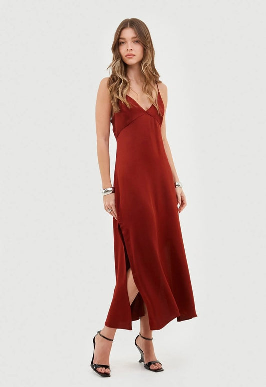 Vestido Alanis - Cherry - Bonne Soirée