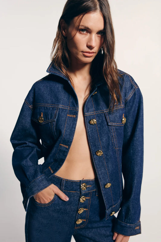 Jaqueta Jeans Bardot - Bonne Soirée