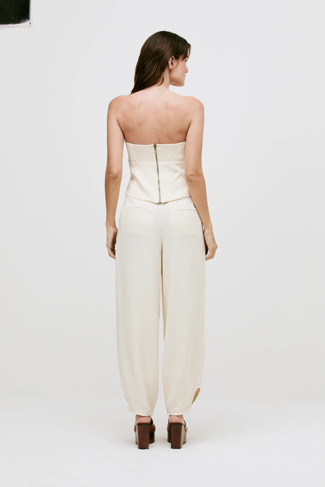 Calça Natalie Alfaiataria Vanilla - Bonne Soirée