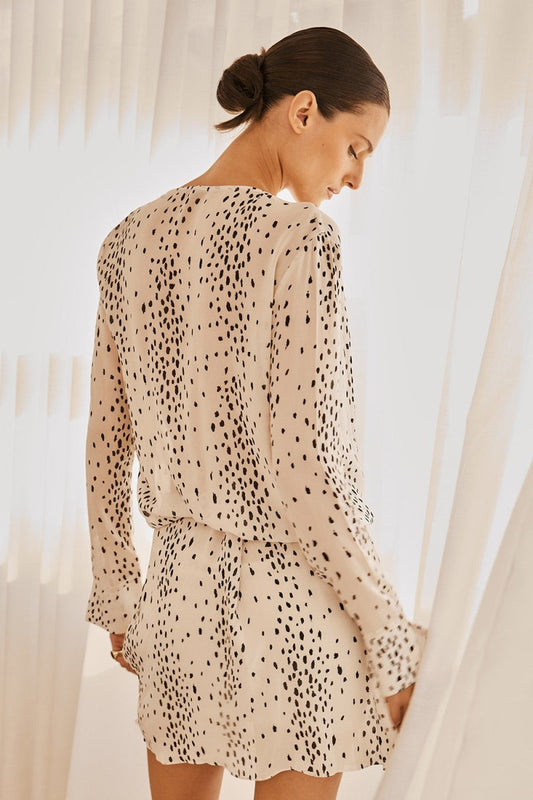 Vestido Lilou Bambi Off-White - Bonne Soirée