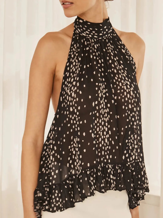 Blusa Lilou Bambi Preta - Bonne Soirée
