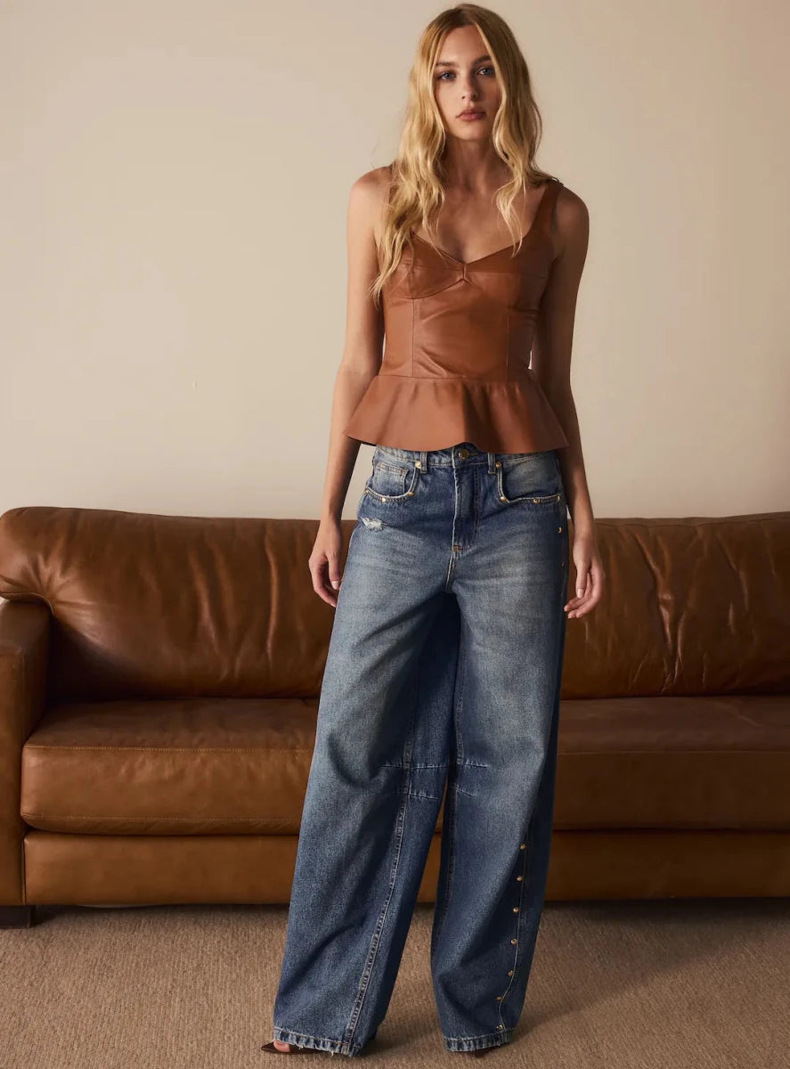 Calça Jeans Élodie Tachas - Bonne Soirée