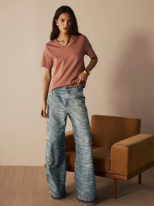 Calça Jeans Clara Zebra - Bonne Soirée