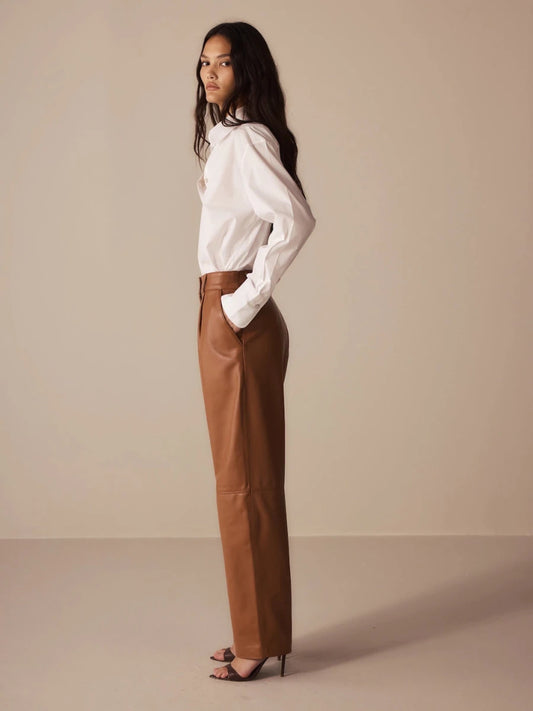 Calça Balloon Couro - Bonne Soirée