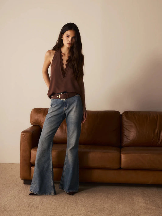 Calça Jane Flare Jeans - Bonne Soirée