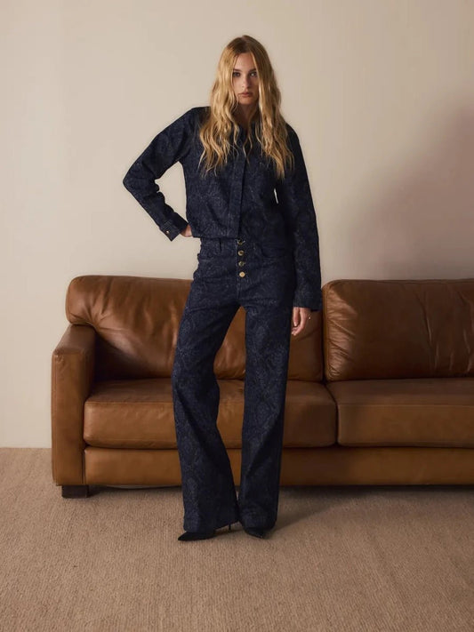Calça Jeans Siena Arabesco - Bonne Soirée