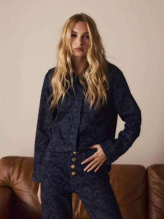 Camisa Jeans Siena Arabesco - Bonne Soirée