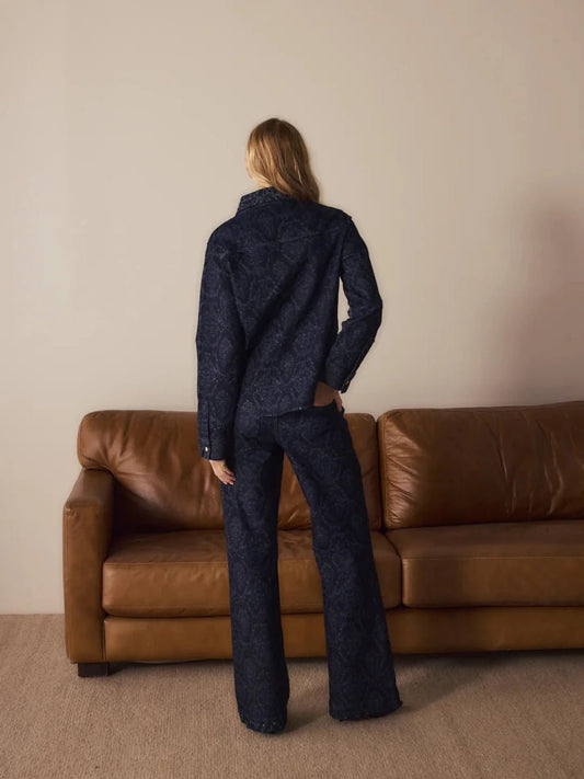 Calça Jeans Siena Arabesco - Bonne Soirée