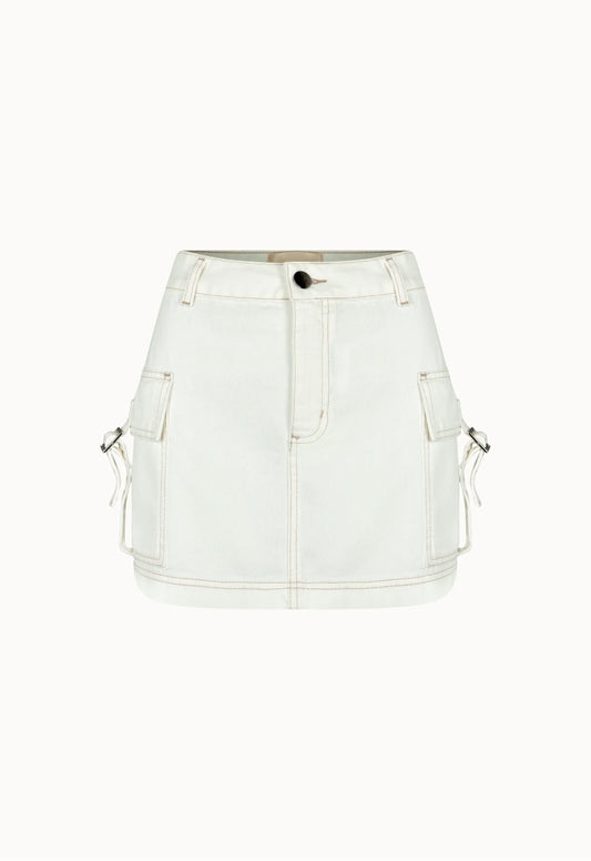 Mini Saia Liza - Off White - Bonne Soirée