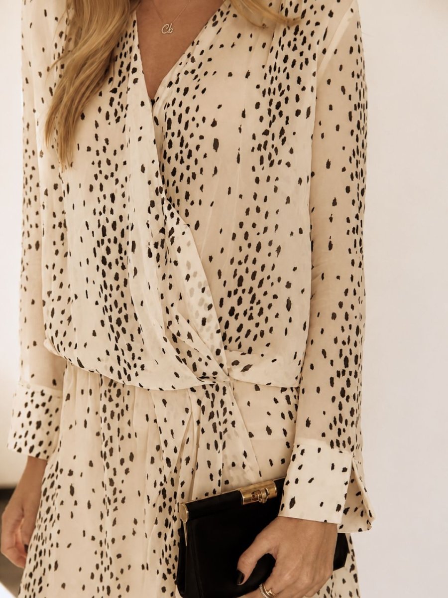 Vestido Lilou Bambi Off-White - Bonne Soirée