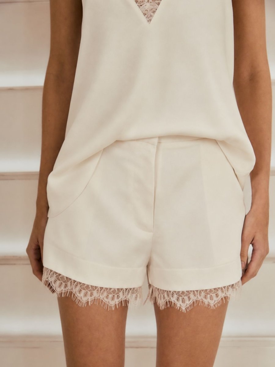 Shorts Paula Renda Vanilla - Bonne Soirée
