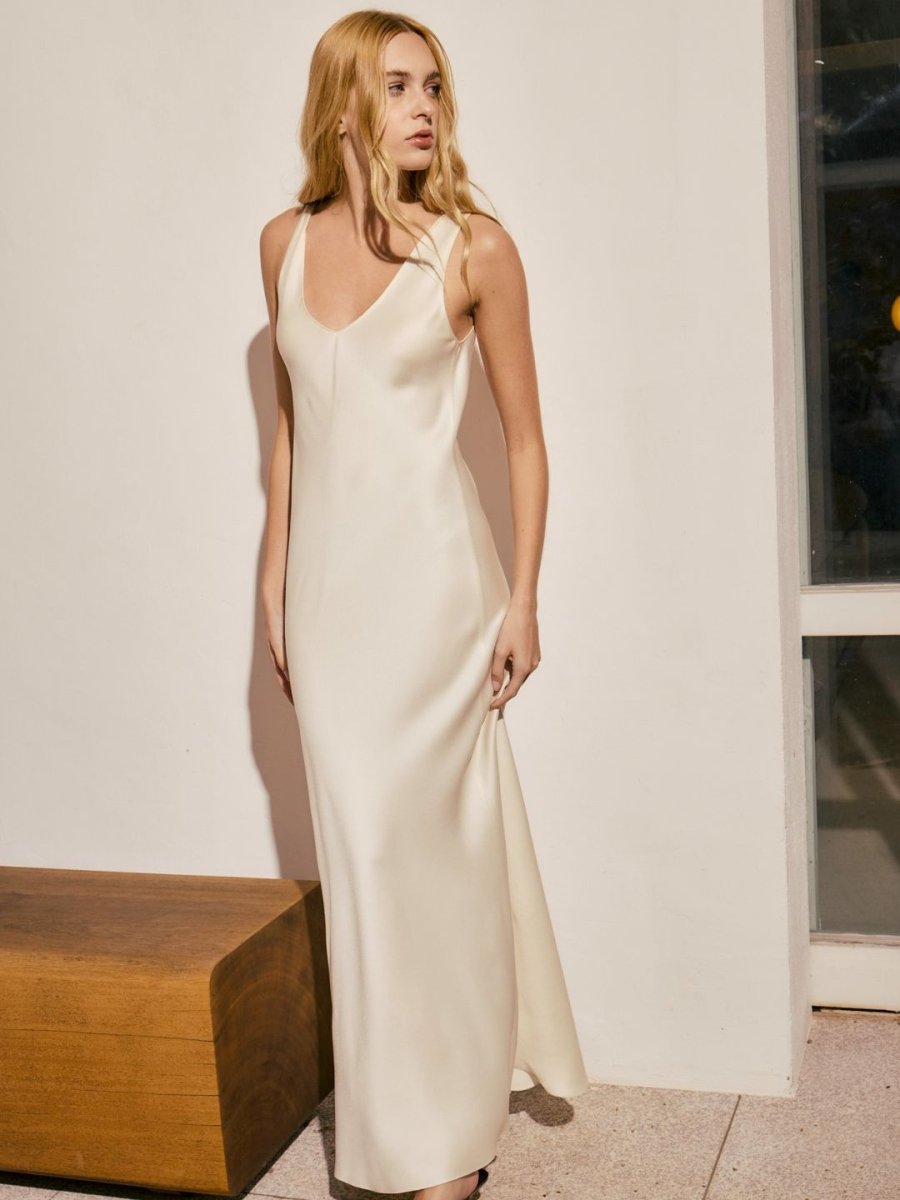 Vestido Angelina Vanilla - Bonne Soirée