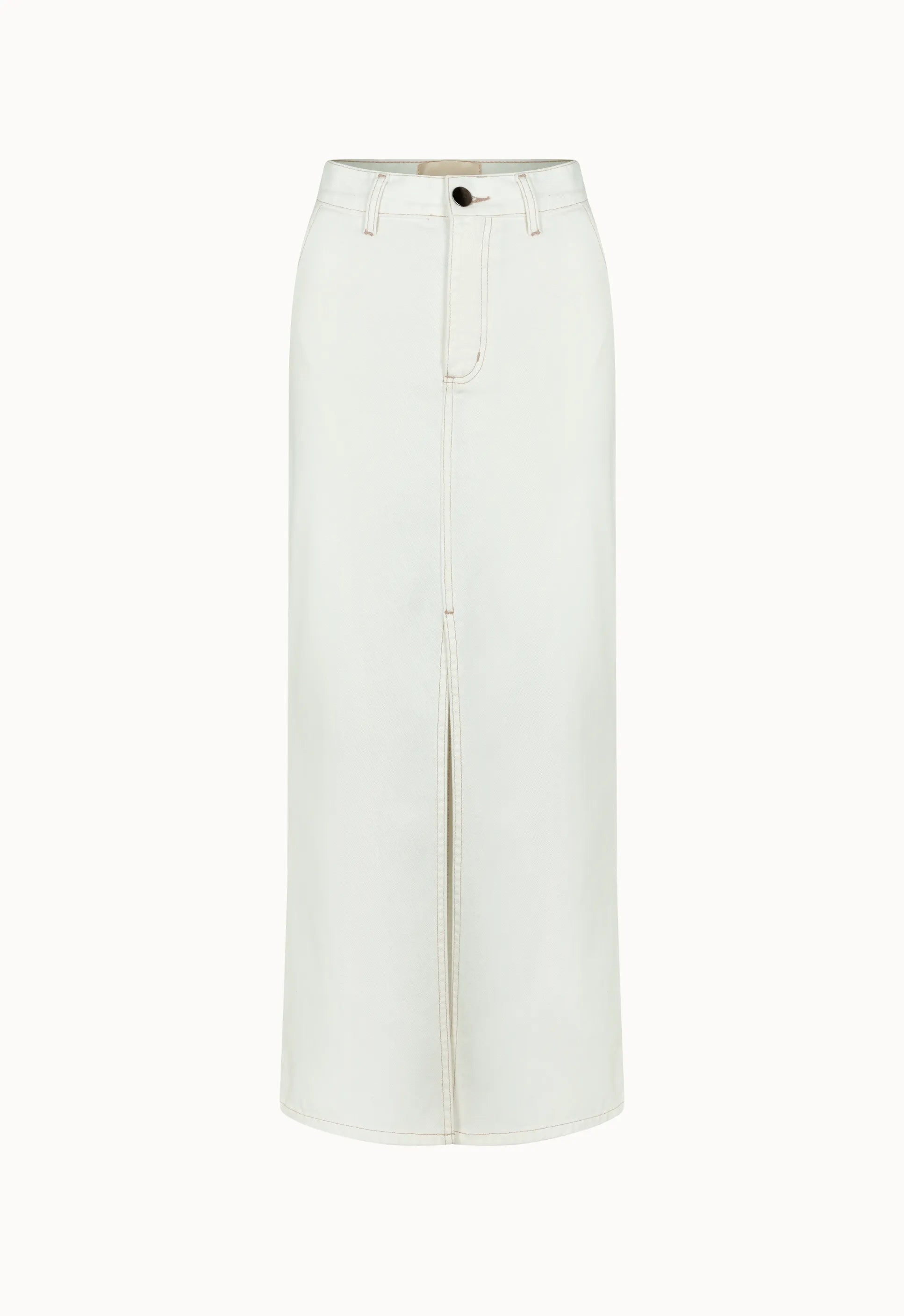 Saia longa Liza - Off White - Bonne Soirée