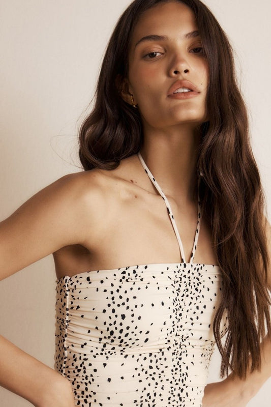 Vestido Mimosa Bambi - Off White - Bonne Soirée