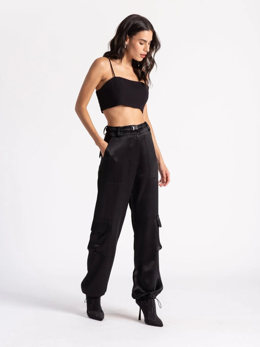 Cropped Lola - Preto - Bonne Soirée