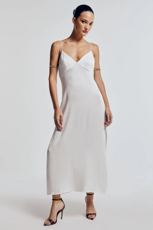 Vestido Alanis - Off White - Bonne Soirée