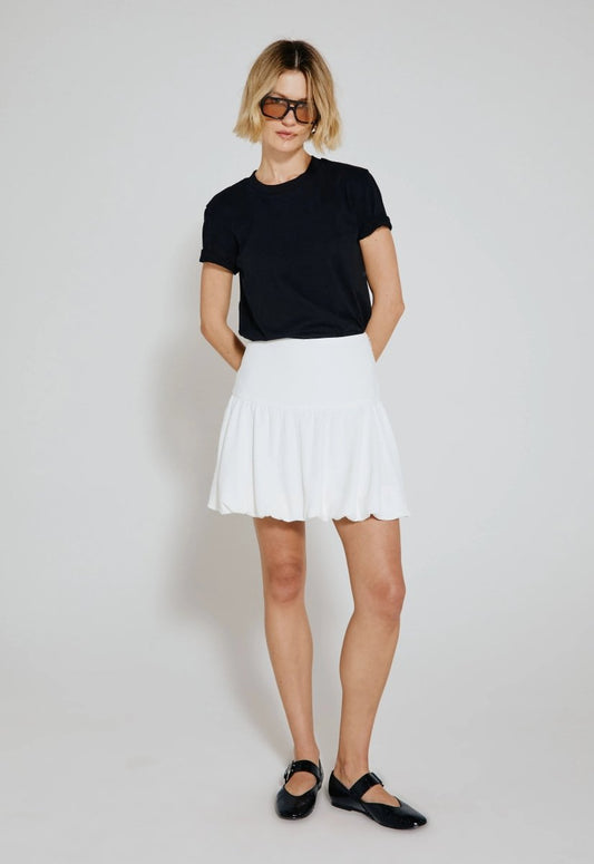 Mini Saia Balonê Delphine - Off White - Bonne Soirée