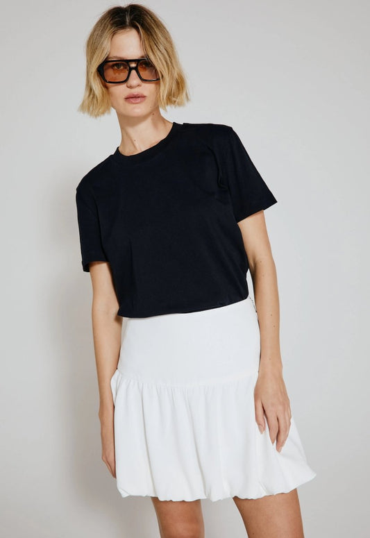 Mini Saia Balonê Delphine - Off White - Bonne Soirée