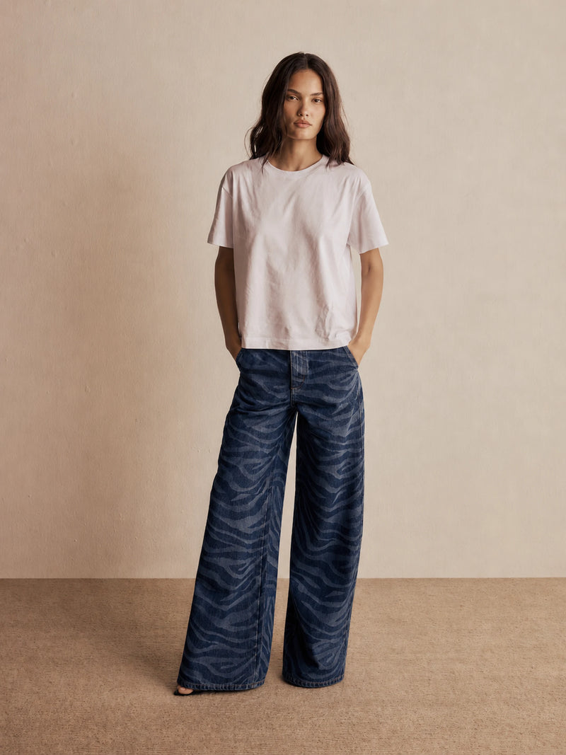 Calça Kayra Zebra Jeans Azul Marinho