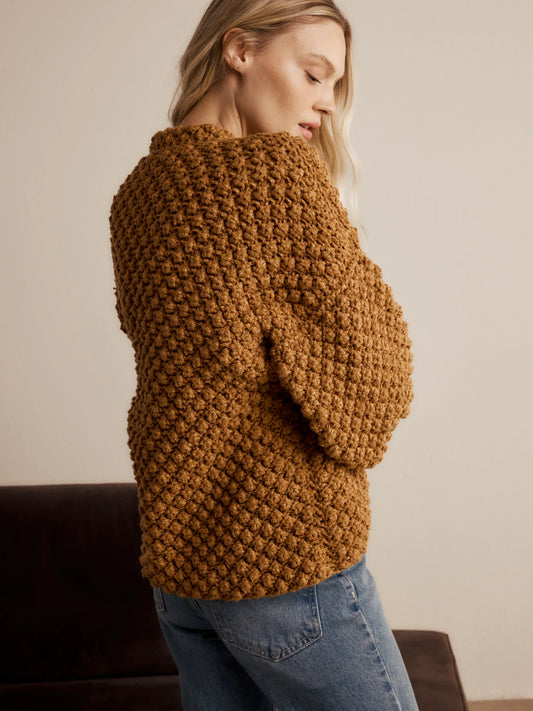 Tricot Pipoca Camel Bonne Soirée x Fandom