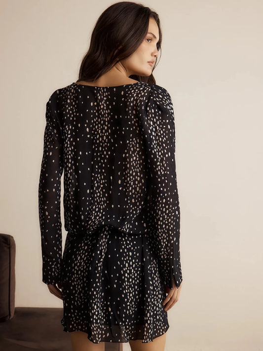 Vestido Lilou Bambi Preto - Bonne Soirée