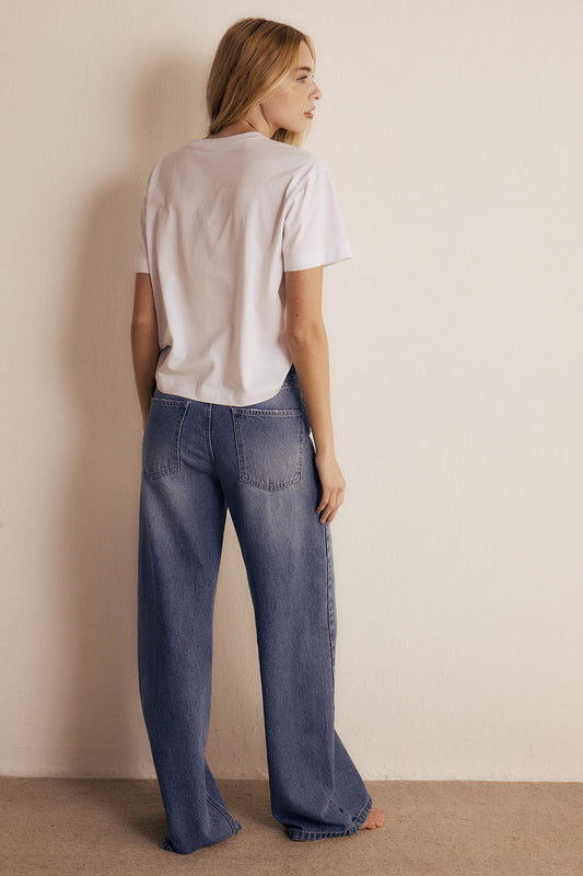 Calça Jeans Ceci Wide Leg