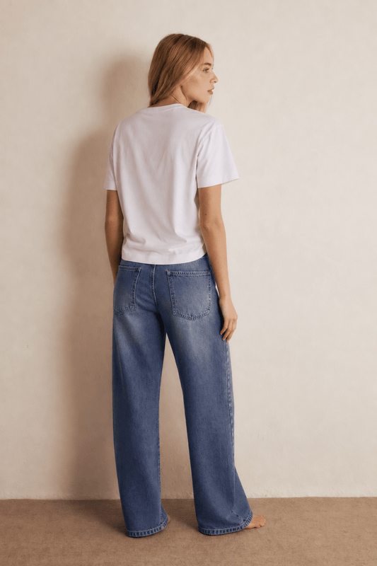 Calça Jeans Ceci Wide Leg - Bonne Soirée