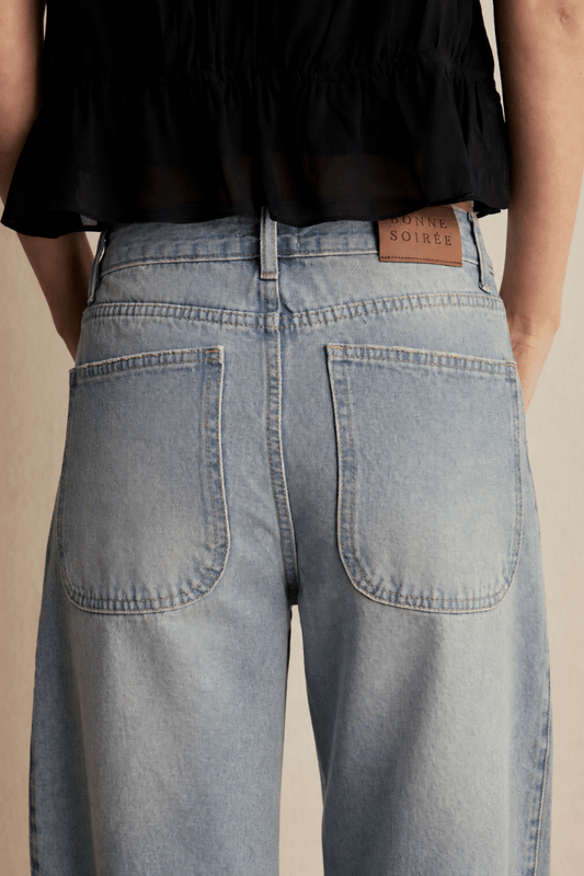 Calça Jeans Barrel Cassis - Bonne Soirée
