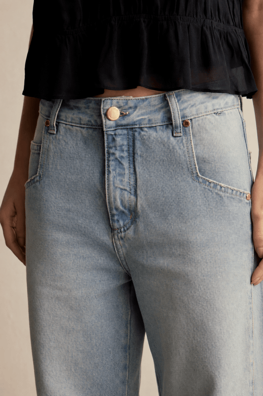 Calça Jeans Barrel Cassis - Bonne Soirée